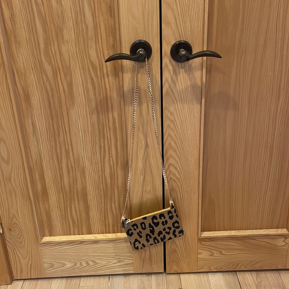 Clare V. Clutch 8”x5” NWT gorgeous suede with tab for straps.